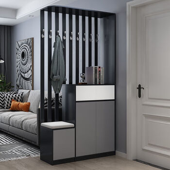 珠筠2021新款进门鞋柜家用门口隔断柜客厅门厅柜约现代玄关柜屏风分