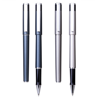 得力(deli)S143 0.7mm子弹头办公大容量中性笔 商务财务学生水性笔会议笔签字笔考试笔(12支/盒)  黑色 1盒装