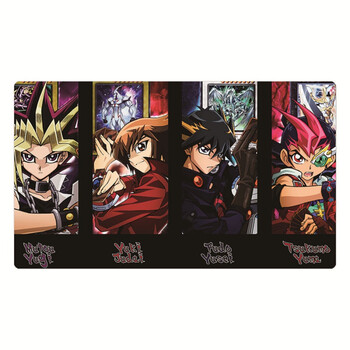 莱娜tcg单人对战牌垫橡胶桌游垫diy图案1游戏王有卡格3mm厚锁边防水版