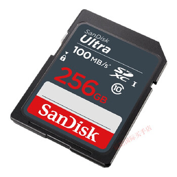 sandisk闪迪高速sd存储卡256g数码相机内存卡sd储存卡高清视频卡 灰色