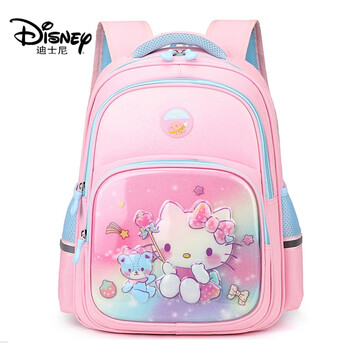 迪士尼(disney)2024夏季新款女孩书包小学生1-3-6年级大容量减负护脊