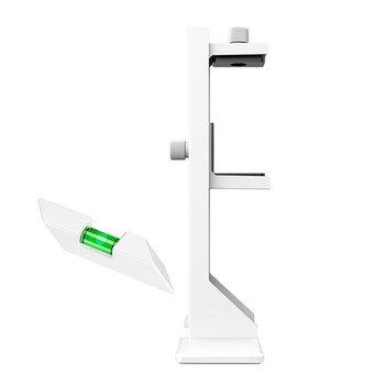 雷匠（RAYARTI）多功能磁吸显卡水平支架 白色（磁吸底座/带水平仪/SPCC铁材/减震脚垫/位置自由调节）