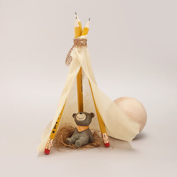 旗牌（Shachihata）Artline 学生练字HB铅笔套装（12支）+五角粉色卷笔刀 赠旗牌修正带