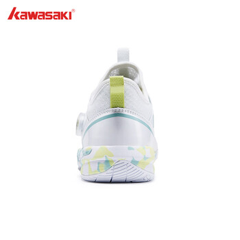 kawasaki川崎羽毛球鞋耐磨纽扣鞋带男女款运动鞋穿越2.0Mid 白色 39 kawasaki川崎羽毛球鞋耐磨纽扣鞋带男女款运动鞋穿越2.0Mid 白色 39