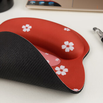 CAPERE(铠雷) 鼠标垫护腕 慢回弹大手托手腕垫 电脑办公舒适腕垫手枕 招财猫 H322 250X230X25mm