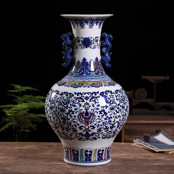 青瓷双耳瓶价格报价行情- 京东