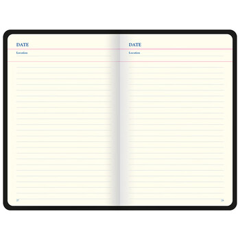 Filofax＆Letts联名款英国进口记事本ICON图标系列定页笔记本中号海军蓝旅行内页本090155