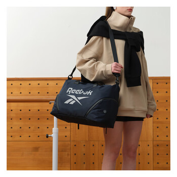 锐步防泼水耐磨健身包男女同款干湿分离独立鞋仓大容量斜挎包 藏青色