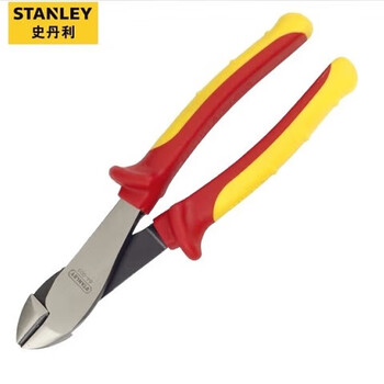 史丹利（STANLEY）VDE1000V FatMax绝缘耐高压斜嘴钳7寸 84-003-23