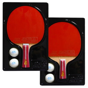 双鱼(DOUBLE FISH)三星级横直对拍乒乓球拍(附4球/京仓速发)3A+C/E对拍 双鱼(DOUBLE FISH)三星级横直对拍乒乓球拍(附4球/京仓速发)3A+C/E对拍