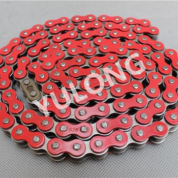 越野摩托车250通用摩托地平线链条520加强链条川崎小忍者428链条红色