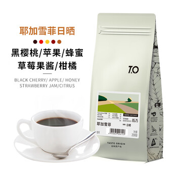 TO精品咖啡豆 埃塞俄比亚切尔巴耶加雪菲日晒200g 原产地手冲单品
