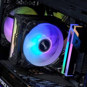 TCOMAS钛钽R400 黑色CPU风冷散热器 4热管245W解热功耗 ARGB神光同步 2500高转速风扇 支持AM5/AM4