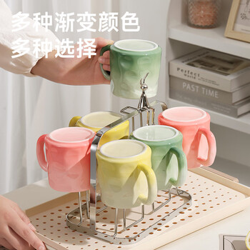 PAKCHOICE马克杯2026新款陶瓷水杯子早餐杯办公室水杯家用创意牛奶杯咖啡杯