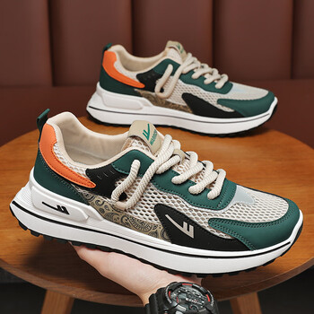 回力(warrior)男女鞋新款透气阿甘跑步鞋男潮流运动鞋网面鞋百搭学生