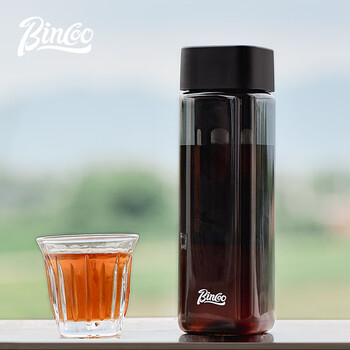 Bincoo躺平冷萃杯便携随行咖啡杯夏季冷萃壶冷泡杯子tritan水杯子