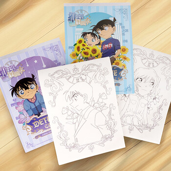 卡游 名侦探柯南图画本推理小学生加厚手绘画画专用美术本子涂色绘画儿童速写涂鸦素描本1本装