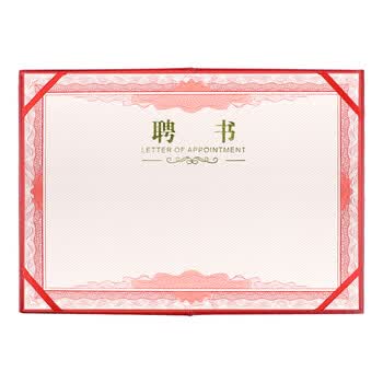得印（befon）8k聘书内芯内页 任命书证书奖状内页 公司企业聘用证书 赠可打印内页 文具 12张6495