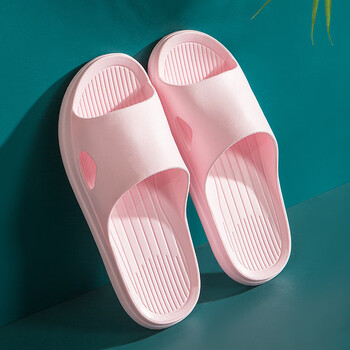 酒店凉拖鞋女夏季防滑男士浴室洗澡拖鞋情侣四季居家外穿时尚拖鞋粉色