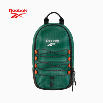 锐步防泼水耐磨轻量胸包 户外旅行多场景单肩斜挎包 可调节肩带 绿色