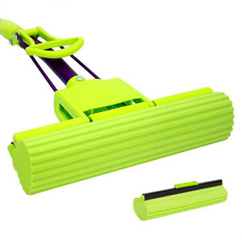 妙洁 拖把 妙洁胶棉拖把卡槽加强型含2个替换头(盒装)