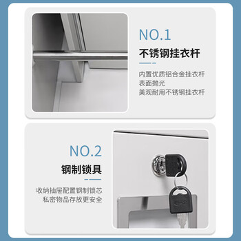 义利德营具内务柜宿舍衣帽物品柜士兵柜铁皮柜储物柜更衣柜 单人钥匙款