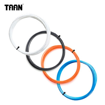 TAAN泰昂网球线硬线力量控球高弹性耐打TT8600六角威力白色12M单条装 TAAN泰昂网球线硬线力量控球高弹性耐打TT8600六角威力白色12M单条装
