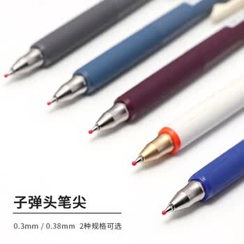 斑马牌（ZEBRA）SARASA NANO复古色系中性笔 0.3mm舒心中性笔 低重心高颜值学生手账笔标记笔JJH72 深蓝