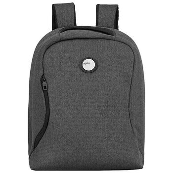 乐上（LEXON）电脑包男背包双肩包14/15英寸防盗包旅行出差潮流书包带侧兜灰色