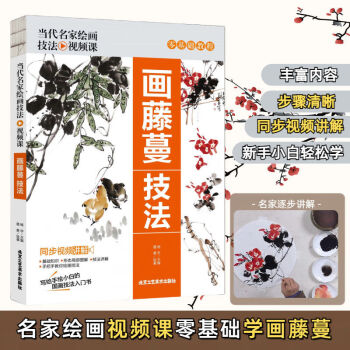 当代名家绘画技法视频课-画藤蔓技法  同步视频讲解零基础教程 无颜色 无规格