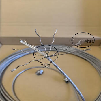 音米yinmi 旗杆钢丝绳 国旗杆绳 升旗钢丝旗绳 直径2.0mm 20米