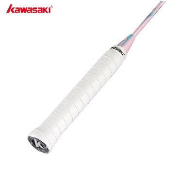 川崎（KAWASAKI）羽毛球手胶软弹粘性减震防滑吸汗带超软001白色（10条装）