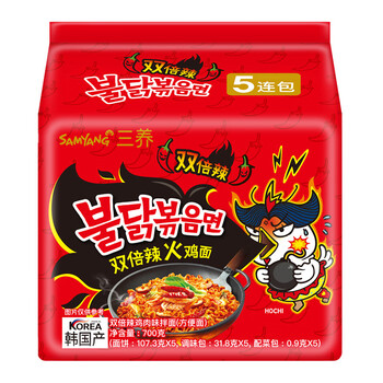 双倍辣火鸡面价格报价行情- 京东