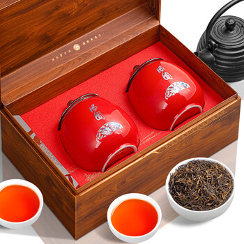 福茗源祁门红茶 特级新茶春茶安徽祁门香螺工夫茶叶礼盒送长辈领导250g