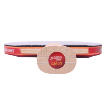 红双喜DHS狂飚乒乓球拍金牌系列马龙GM03专业级明星兵乓球成品拍横拍1只