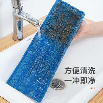 美丽雅夹布式平板拖把32cm伸缩杆142cm2拖布干湿两用一拖净家用拖地神器