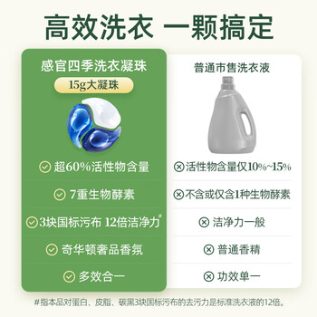 偶爱你感观四季洗衣凝珠 暮冬旷野15g*30颗 三腔 12倍洁净力除菌除螨 偶爱你感观四季洗衣凝珠 暮冬旷野15g*30颗 三腔 12倍洁净力除菌除螨