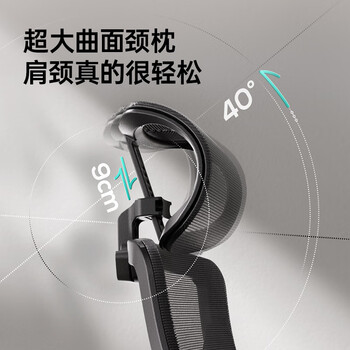 黑白调P5双背款-Ultra人体工学椅电脑椅子办公椅人工力学椅电竞椅无脚托