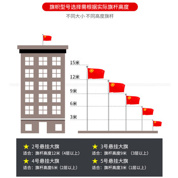 欧唛(oumai) 团旗中国共青团团旗 加厚标准款手持纳米防水团旗一面 3号团旗192*128CM