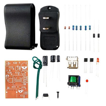 伍陆电子 手机USB充电器套件5V开关型稳压电源电子DIY焊接练习散件WK-56-1