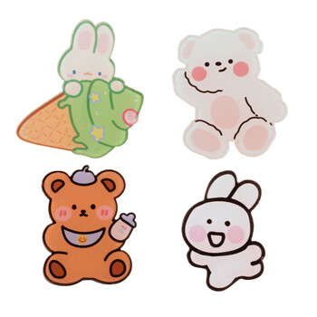 优淘礼礼 可爱创意徽章别针学生卡通亚克力胸针款式随机 20个起售 优淘礼礼 可爱创意徽章别针学生卡通亚克力胸针款式随机 20个起售