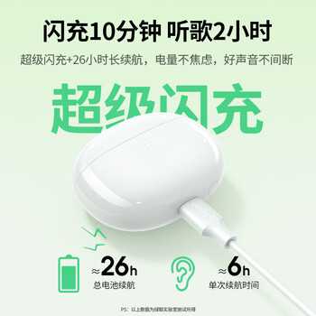 绿联HiTune H5蓝牙耳机 半入耳式舒适佩戴蓝牙5.3无线耳机 音乐运动耳机 通用苹果华为小米手机 15612