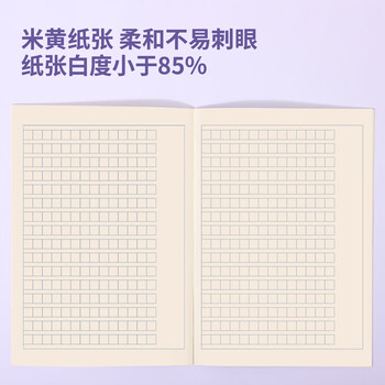 得力（deli）10本A5/20张224格卡通作文本无线装订本 作业本考试本学生用品 WA520