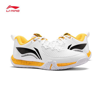 李宁（LI-NING）羽毛球鞋贴地飞行2LITE 标准白AYTT003-3 38