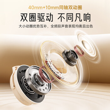 SoundPEATS泥炭Space Pro双金标头戴式深度主动降噪耳机151H超长续航游戏电竞蓝牙耳机适用苹果华为 深空黑