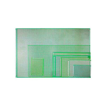 优品沃目 单面玻纤洞洞板绿油喷锡电子实验PCB 5*7 7*9 8*12 9*15多孔板 8*12cm 【双面玻纤板】 优品沃目 单面玻纤洞洞板绿油喷锡电子实验PCB 5*7 7*9 8*12 9*15多孔板 8*12cm 【双面玻纤板】