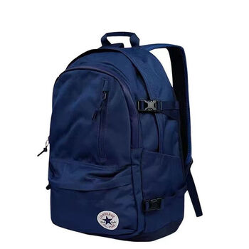 蓝色>春匡威曼新款大容量书包女大学生简约潮流背包韩版百搭初中高中