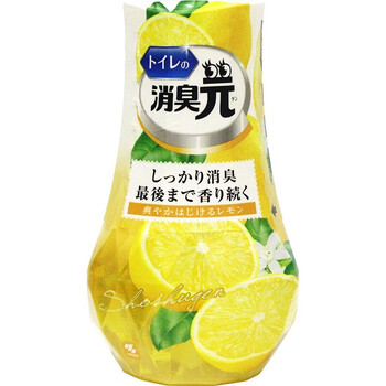 小林制药（KOBAYASHI）日本进口空气清新剂厕所用消臭元（清新柠檬）400ml