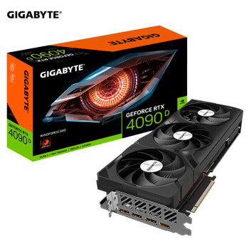 技嘉（GIGABYTE）技嘉（GIGABYTE）风魔 RTX 4090 D WindForce 24G 电竞游戏设计电脑独立显卡