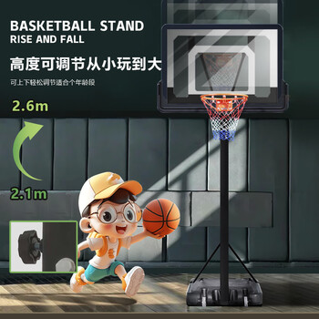 LIVEX青少年篮球架可移动式户外室内外篮球框可升级投篮训练 新年礼物